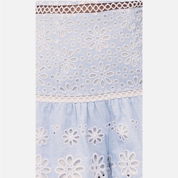 Saylor Shanice Lace Romper in Yankee Pinstripe Medium
Womens Cotton - Picture 8 of 15